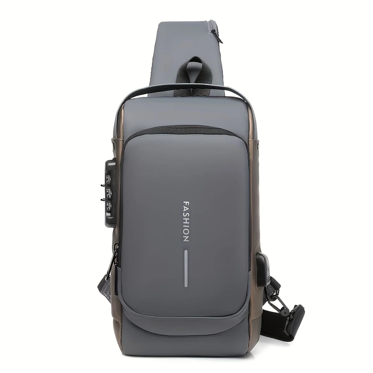 Men’s Stylish Anti-Theft Chest Bag – Durable Oxford Sling Backpack for Motorcycle & Outdoor Sports