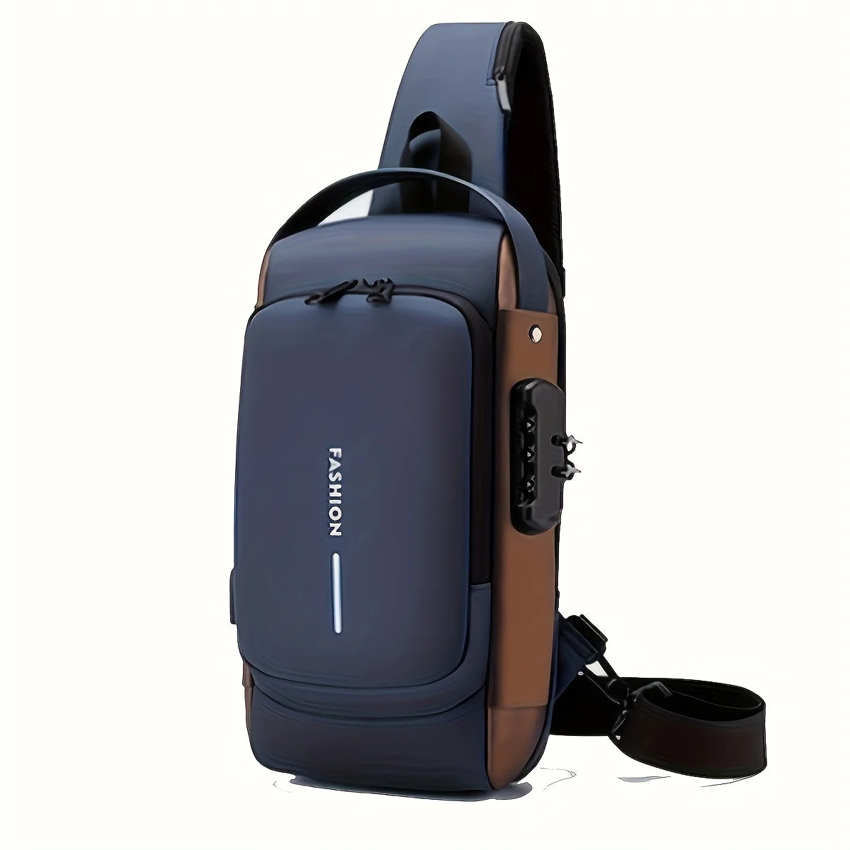 Men’s Stylish Anti-Theft Chest Bag – Durable Oxford Sling Backpack for Motorcycle & Outdoor Sports